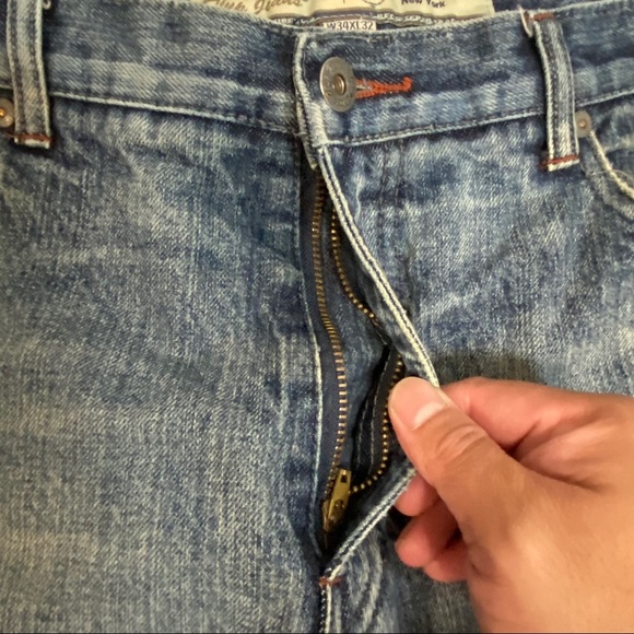 FLYP Men's Straight Leg Distressed Jeans 34 x 32 - Picture 10 of 10